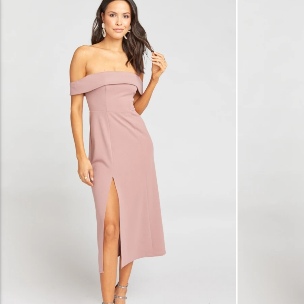 SHOW ME YOUR MUMU Haven Off Shoulder Dress